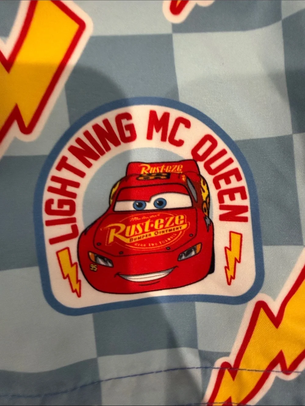 Red Lightning McQueen Rash Guard Set for Kids - Cars